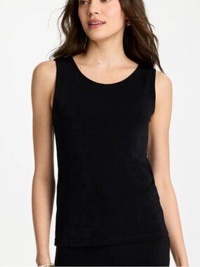 Chico’s Travelers sleeveless top size 2 (L) in classic black